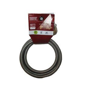 Ace Dishwasher Connector Stainless Steel Braided 60" x 3/8 Com x 3/8 Com 4061156